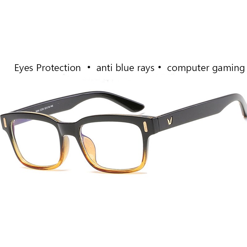 Gafas de ordenador con rayos azules para hombre, lentes de radiación con pantalla, de , para oficina y juegos, con bloqueo UV