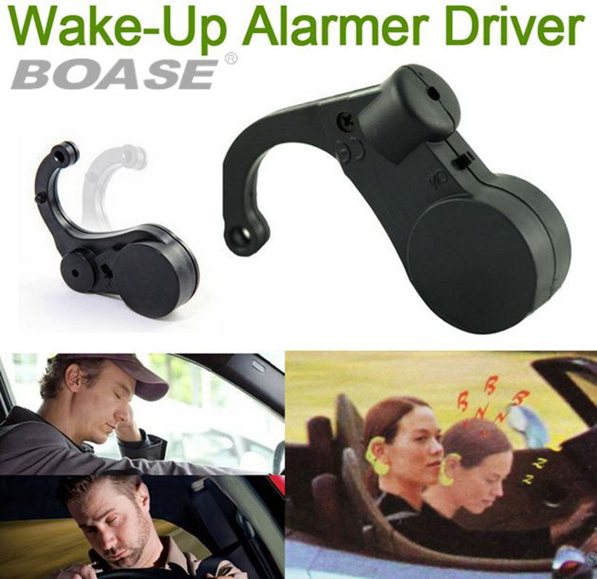 Sort opvågning alarmer chauffør trafiksikkerhed ørevarsler drev holde sig vågen anti-søvn døsig alarm døs lur bil sikker alarm