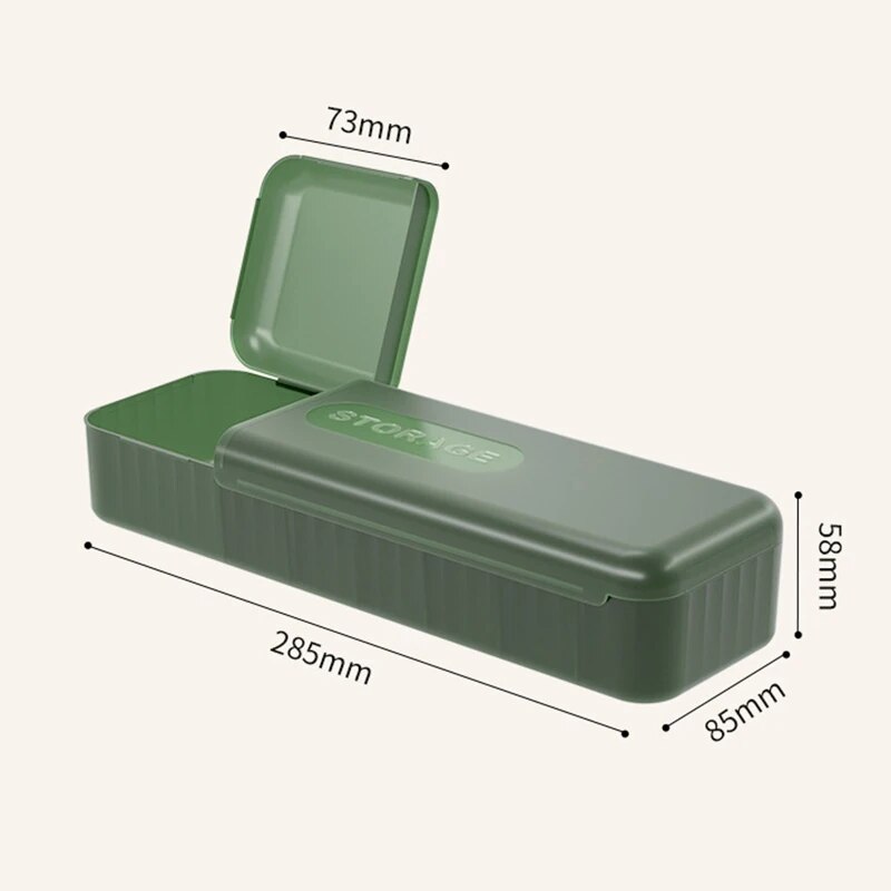 Kabelorganizer Box Draagbaar met 7-compartiment Datakabel Opbergdoos Voor Thuiskantoor Organisatie Oplader Snoer Voor Elektronica