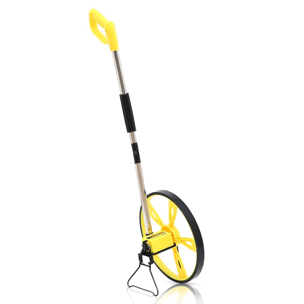 Digital measuring wheel distance meter rangefinder walk Foldable Single Flexible Wheels measure 0-9999m measurer Handheld extend