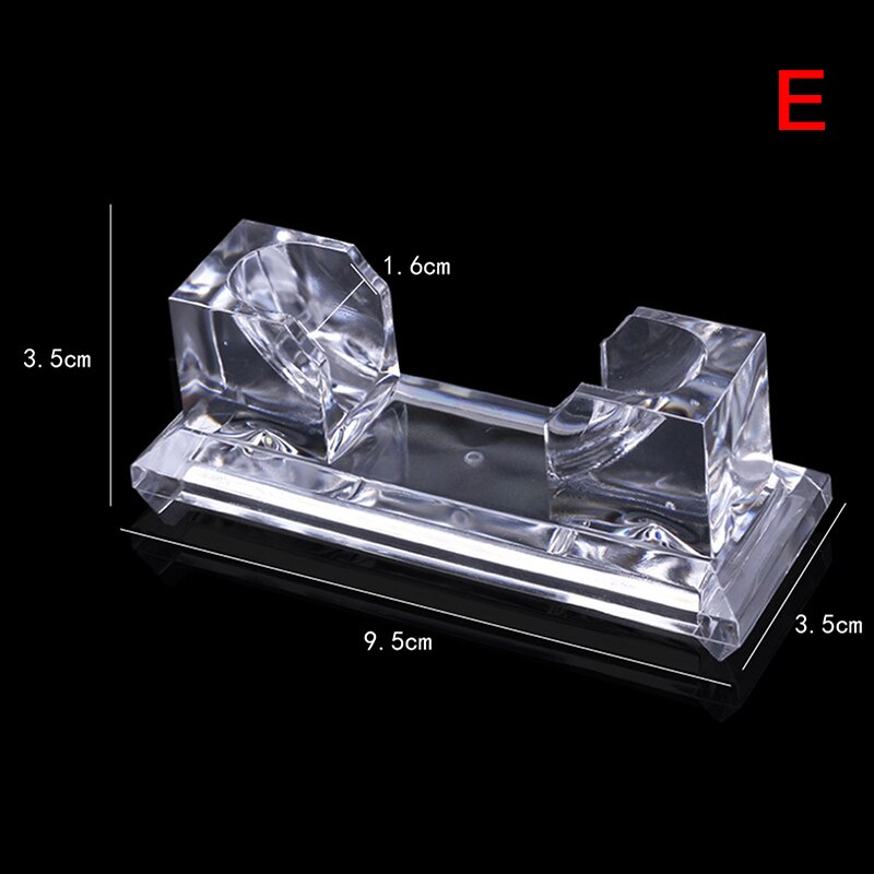Acrylic Bracelet Jewelry Wrist Watch Display Rack Holder Show Case Stand Tool Clear Plastic Display: E