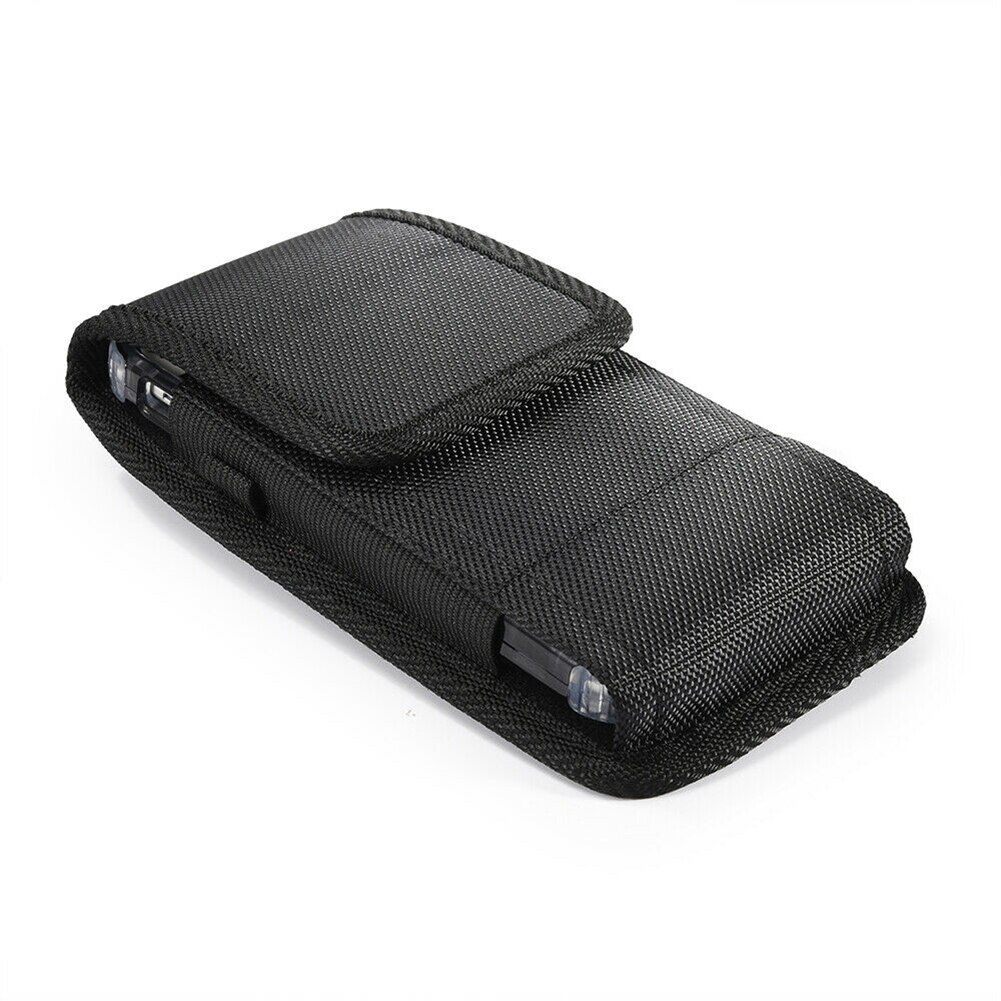 Telefoon Pouch Opknoping Taille Opbergtas Fanny Pack Zwarte Klassieke Riem Clip Pouch Case Voor Telefoon Heuptas