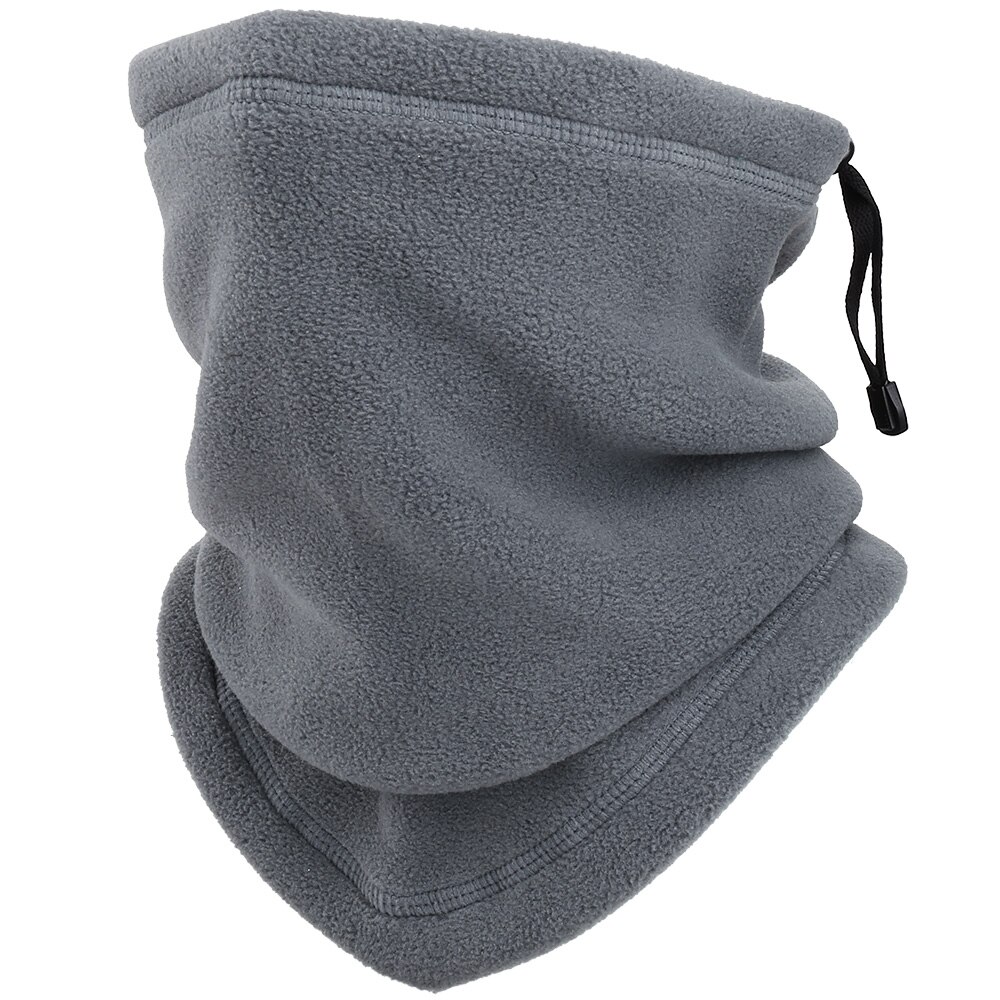 Winter Neck Warmer Tube Magic Scarf Camping Hiking Snowmobile Scarves Cycling Sports Bandana Sport Headband Headwear Men: Dark gray