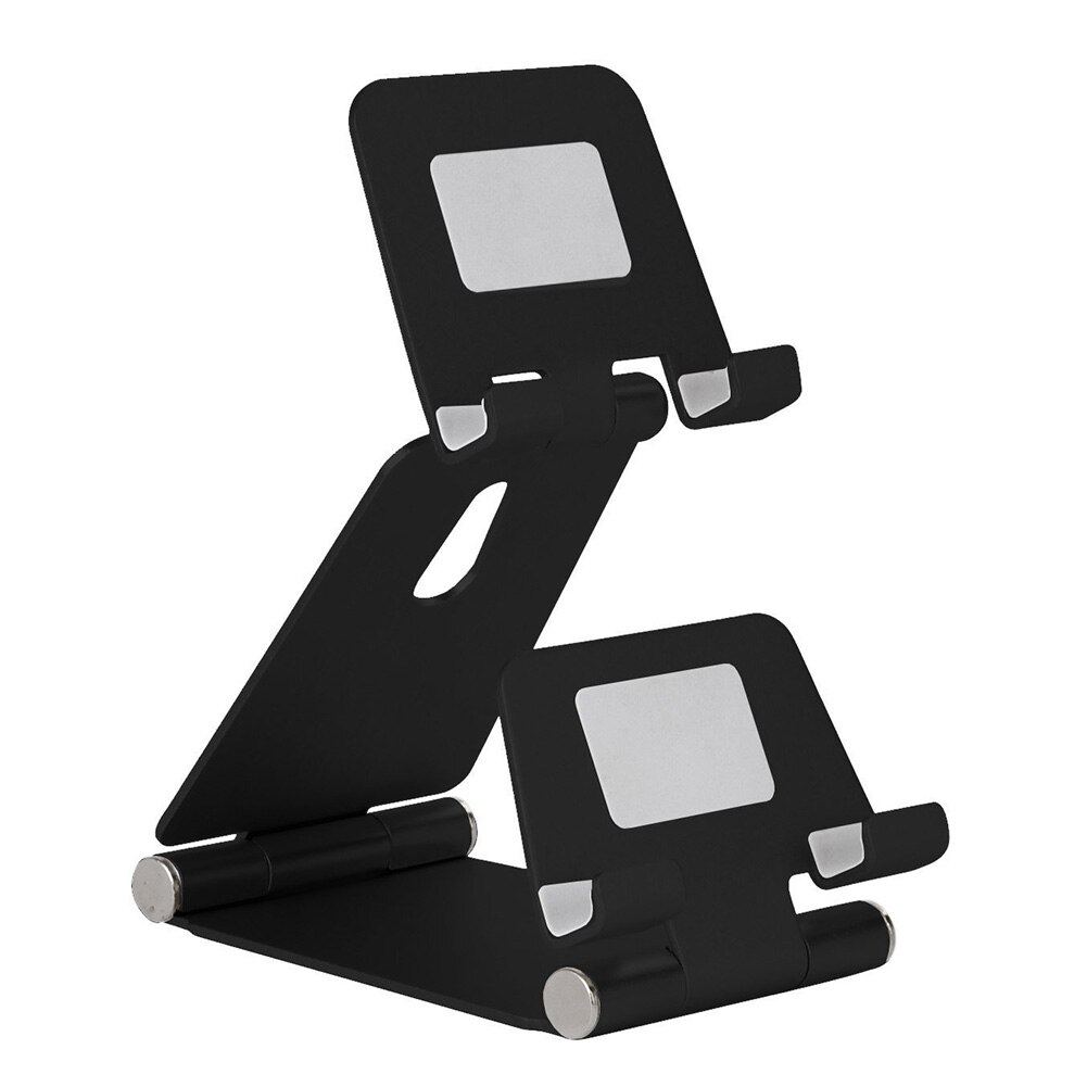 Dual use travel tablet stand mount anti slip mobiltelefon multi vinkel støtte aluminiumslegering desktop tilbehør universal: Default Title