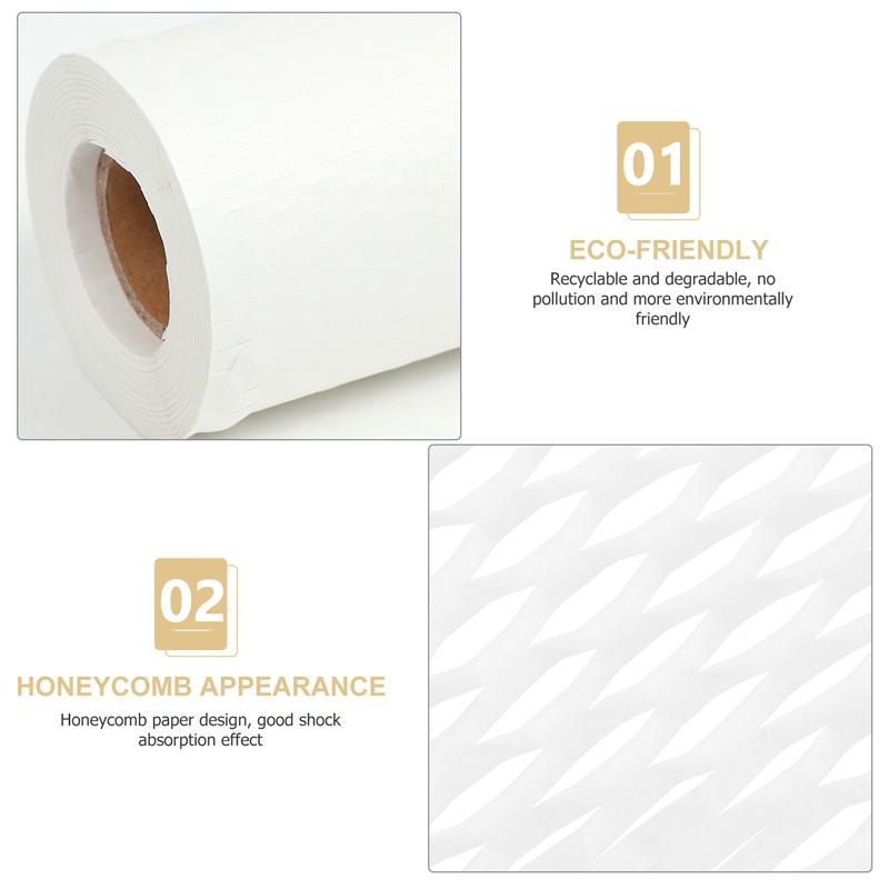 1 Roll Wrapping Paper Honeycomb Cushioning Wrap Paper Packing Paper