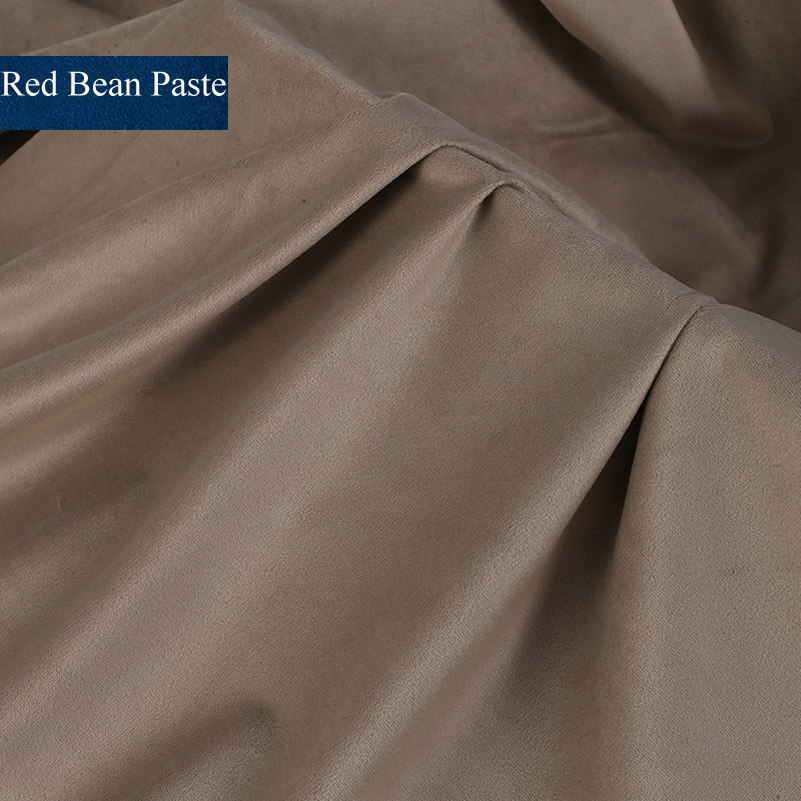 Pure Colour Dutch Velvet Fabric for Sewing Clothes Upholstery DIY Home Decor Textile by the Half Meter: Orange