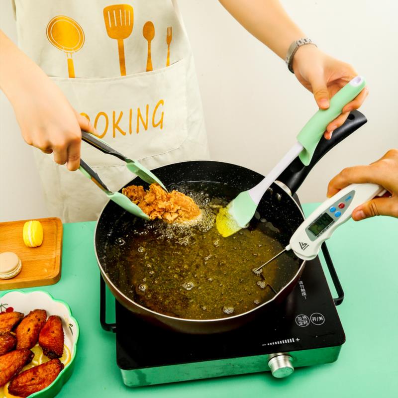 silicone spatula scraper oil brush cooking bbq barbeque heat resistant oil condiment brushes kitchen baking tools