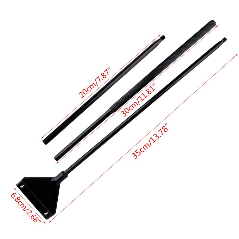 1Set Aluminum Alloy Aquarium Algae Cutter Fish Tank Scraper Cleaner Removal Tool