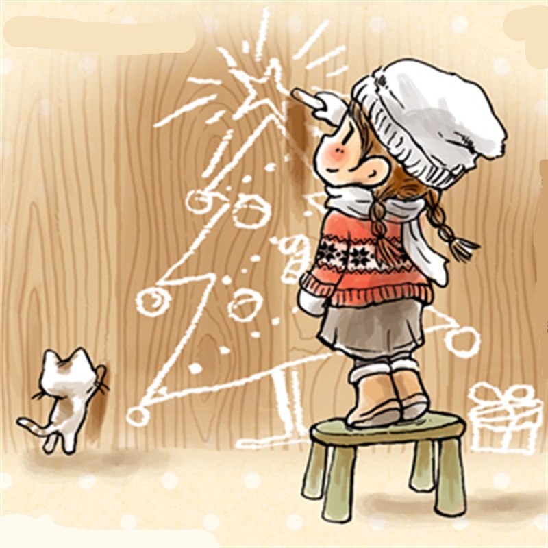 Rubber Silicone Clear Stamps for Scrapbooking Tampons Transparents Seal Background Stamp Card Making Diy Cartoon girl