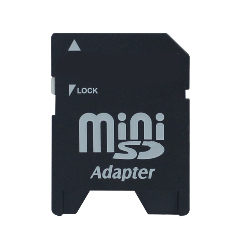 Originalt mini sd -kort til standard sd -kort adapter konverter minisd kortlæser/adapter