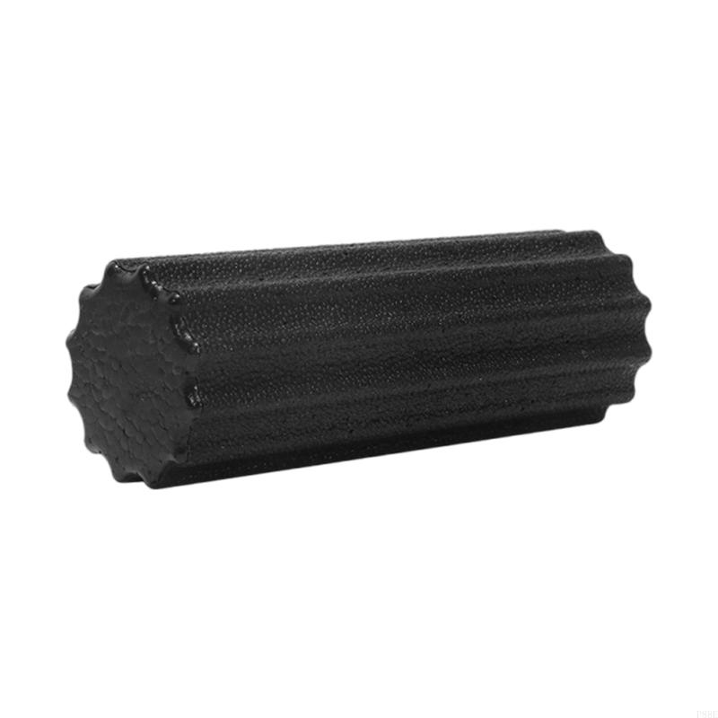P88E Yoga Masaje Roller Block Mini Roller espuma Roller ejercicio yoga para masajes tejido profundo Músculos: Negro