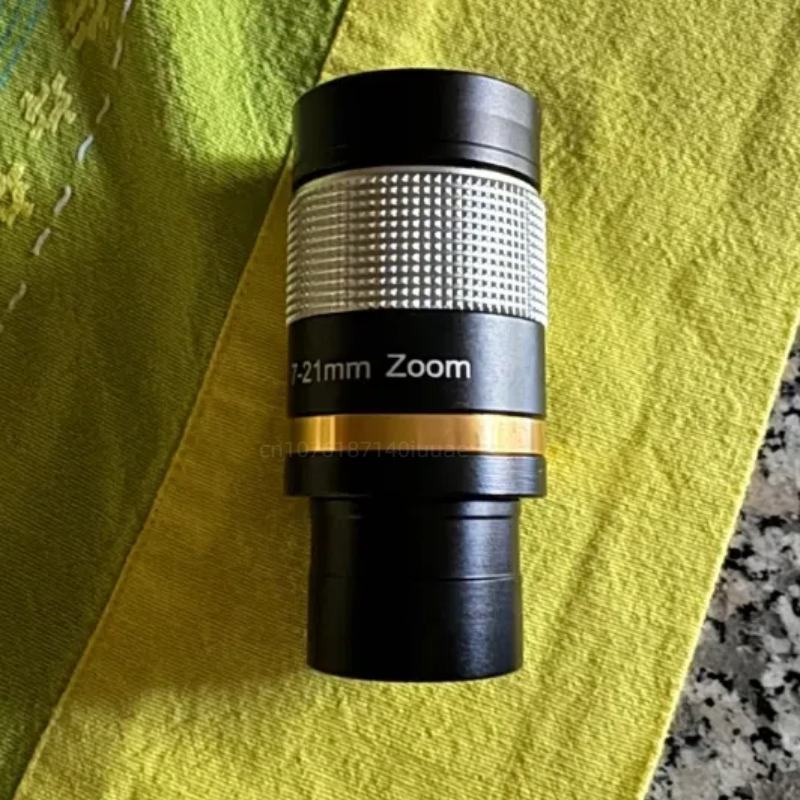 Astronomical Telescope Eyepiece, 8-24mm/7-21mm Zoom Eyepiece, All Metal Continuous Zoom, Astronomical Telescope Accessories: black