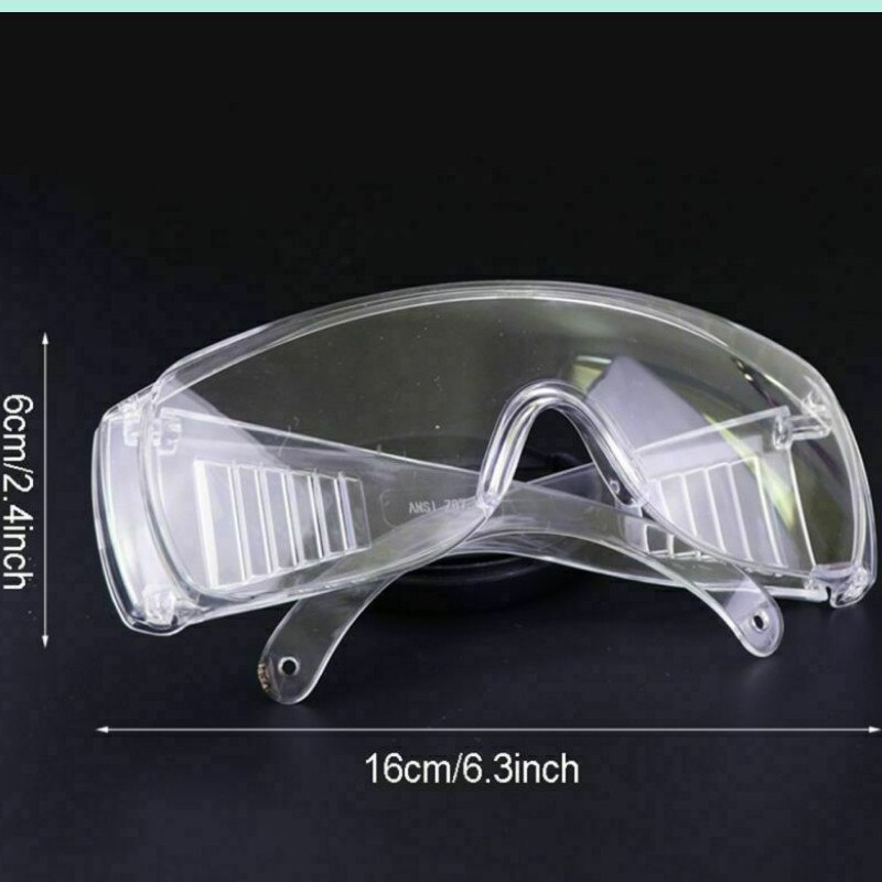 Anti Dust Safety Goggles Glasses Newest Clear Eye Protection Work Lab Anti Dust Clear Lens Glasses Eyewear
