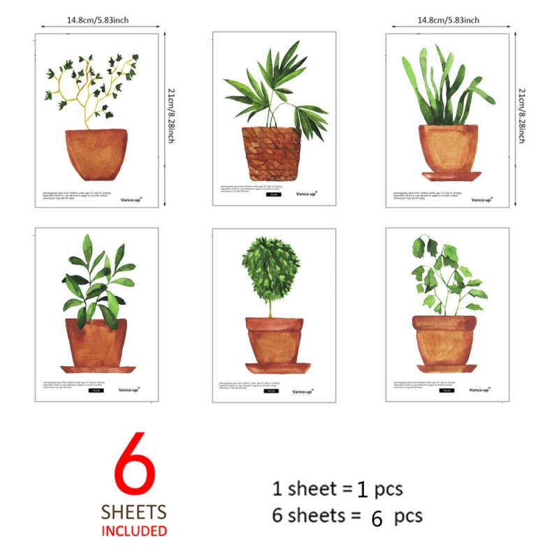 Stickers Plante Verte