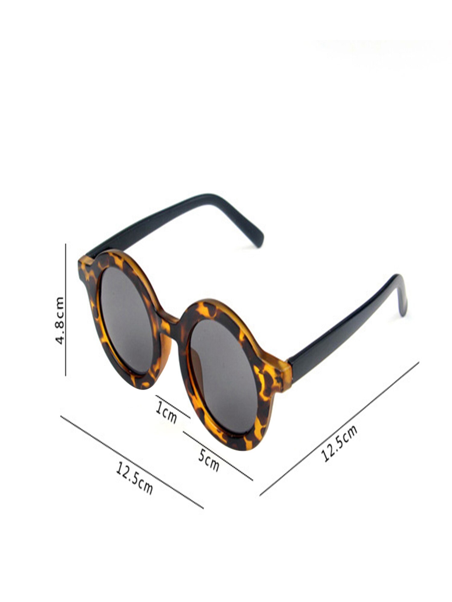 Zomer Mode Retro Ronde Kids Zonnebril Anti Uv Beschermende Zuigeling Silicone Veiligheid Bril Voor Kinderen Meisjes Jongens Brillen