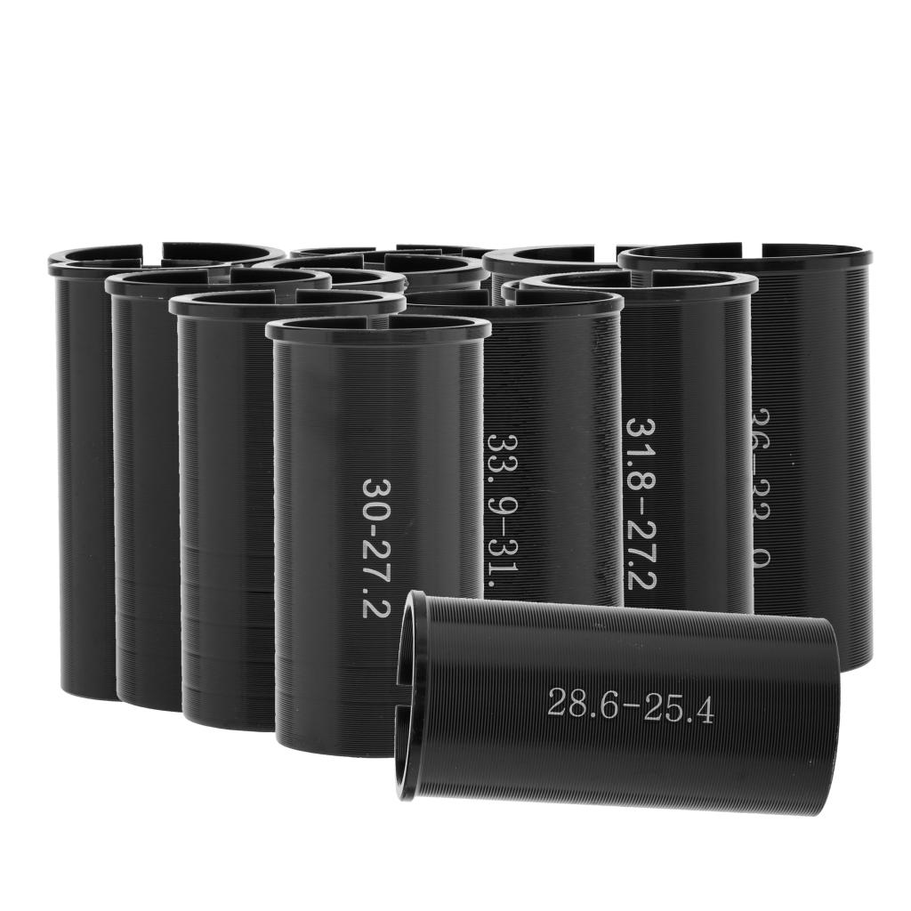15 Sizes Bike Seatpost Shim Adapter Universal Bicycle Seat Post Pole Size Adapter Aluminium Alloy 25.4-36mm Bicycle Parts