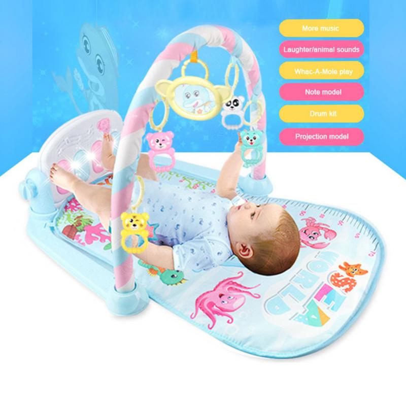 Baby Speelkleed Educatief Rack Speelgoed Muziek Play Tapijt Kruipen Activiteit Ontwikkelen Speelgoed Met Piano Toetsenbord Educatief