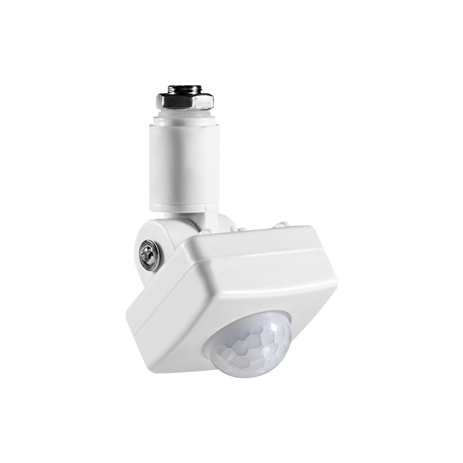 Motion Sensor 120° Replacement PIR Motion Detector for Home Adjustable Time & Detection Range for Floodlight LED Blub Celling: WHITE