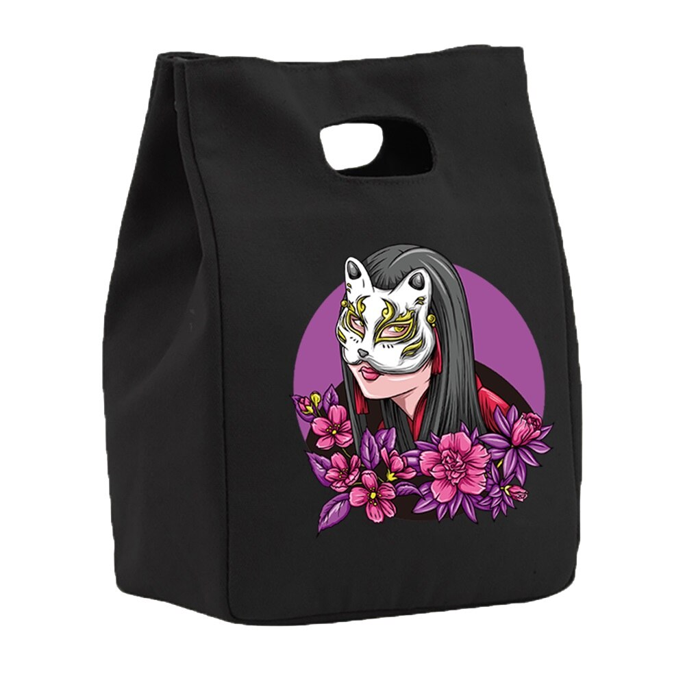 Isolierung Mittagessen Lebensmittel Isolierung Kühler Taschen Magnetische Geschmack Leinwand Tasche Zinn Folie Lebensmittel Taschen Tragbare Multifunktions Drucken Eco Tasche