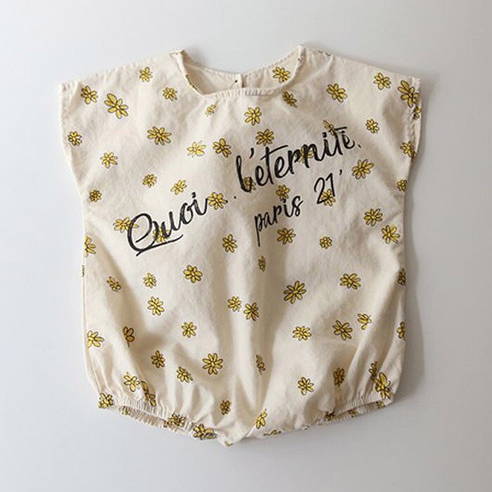 Baby Karosserie Baby Sommer Kurzarm Shirt Baby Jungen Mädchen Ärmel knapp Druck Gesamt Neugeborenen Onesie: 7602bodysuit2 / 24M