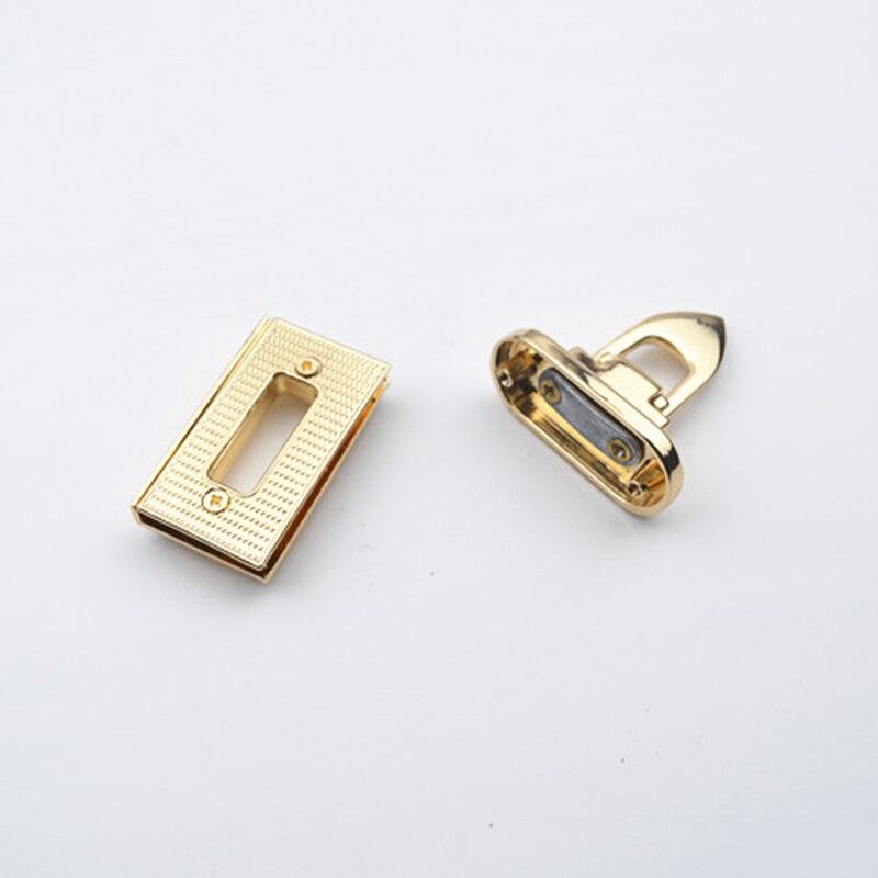 1pcs Metal Bag Folding Lock Clasp Push Lock Lightgold Closure Catch Leather Craft Women Bag Purse Handbag Accessories