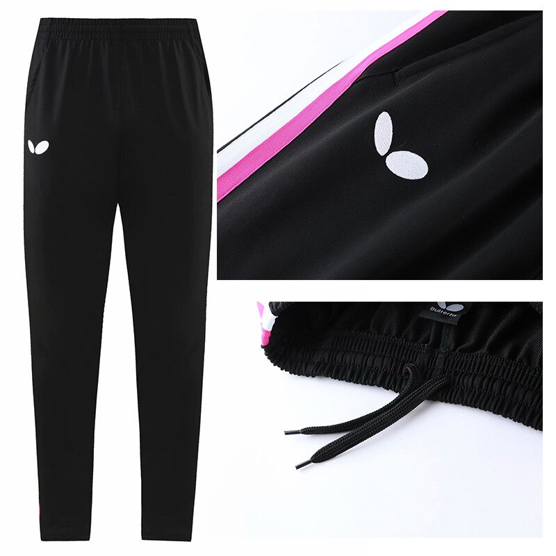 Fall Winter Men Pocket Training Jogging Men Pants Table Tennis Pants Fitness Pants Warm Knitted Sports Pants