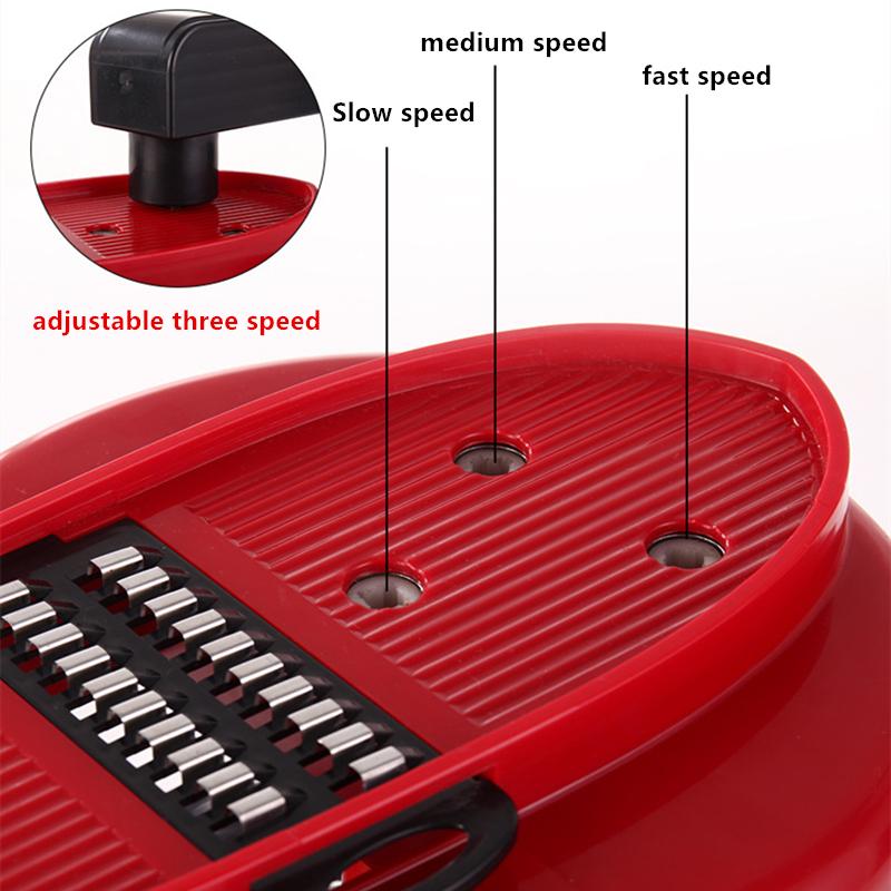 Multifunctionele handmatige groentesnijder mandoline vleesmolen crusher fruit aardappel wortel snijder keukenaccessoires