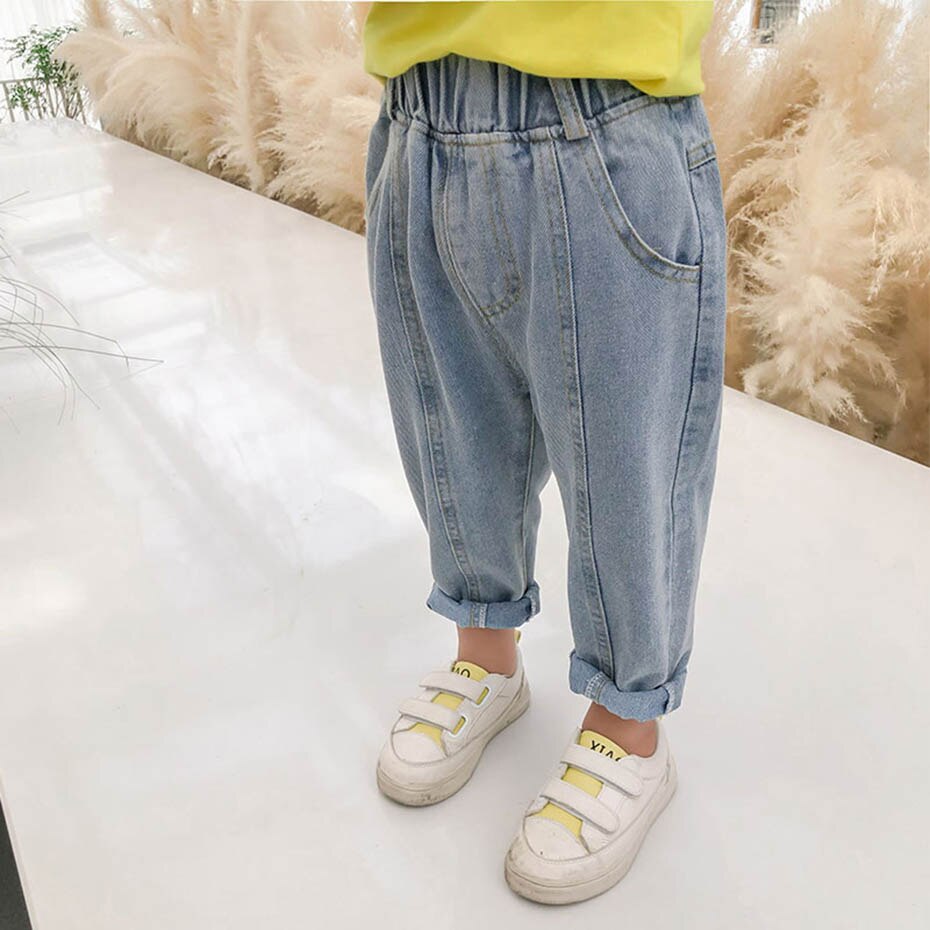 Jeans For Girl Patchwork Baby Girl Jeans Casual Style Children's Jeans For Girl Toddler Clothes For Girls 0 to 6 Year