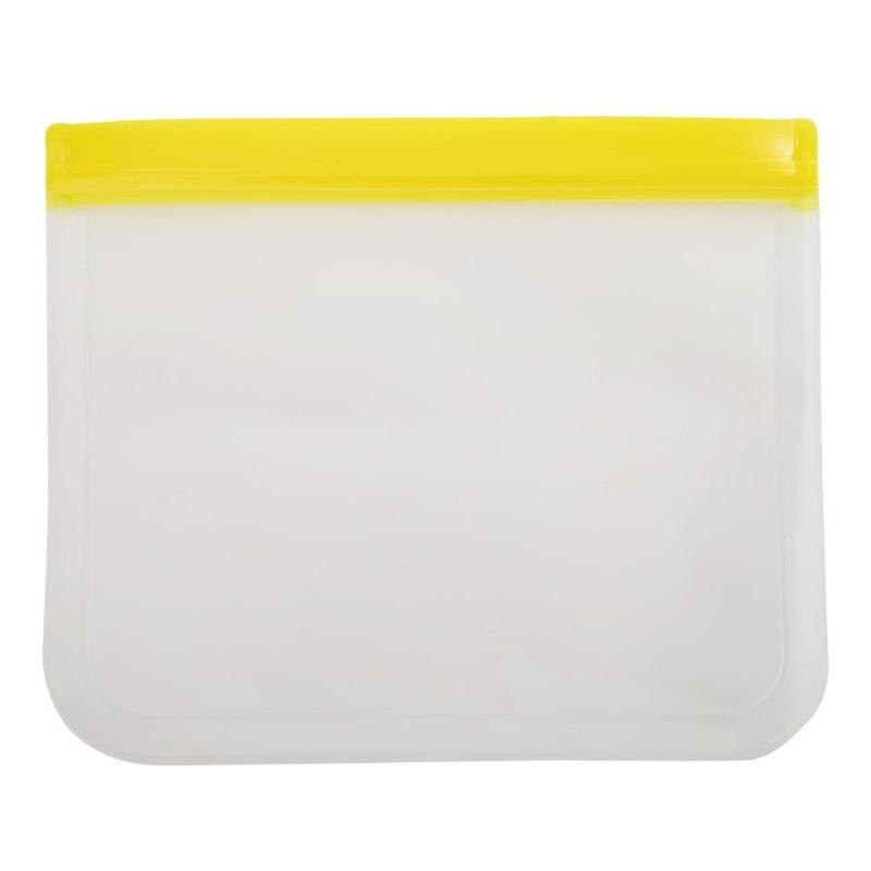 Reusable Silicone Food Storage Bags Leakproof PEVA Fruit Food Freezer Bag Fruit Meat Milk Organizer Ziplock Kitchen Supplies