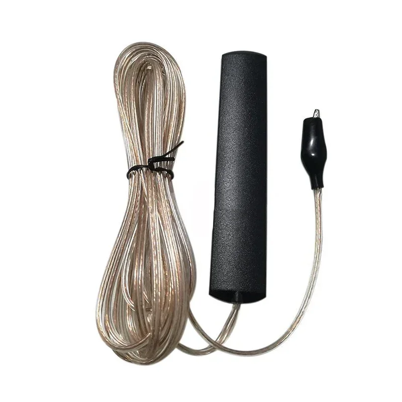 Universal 5m hemradio fm stereo antenn ren koppartråd antenn signal högförstärkare förstärkare booster stabil signal