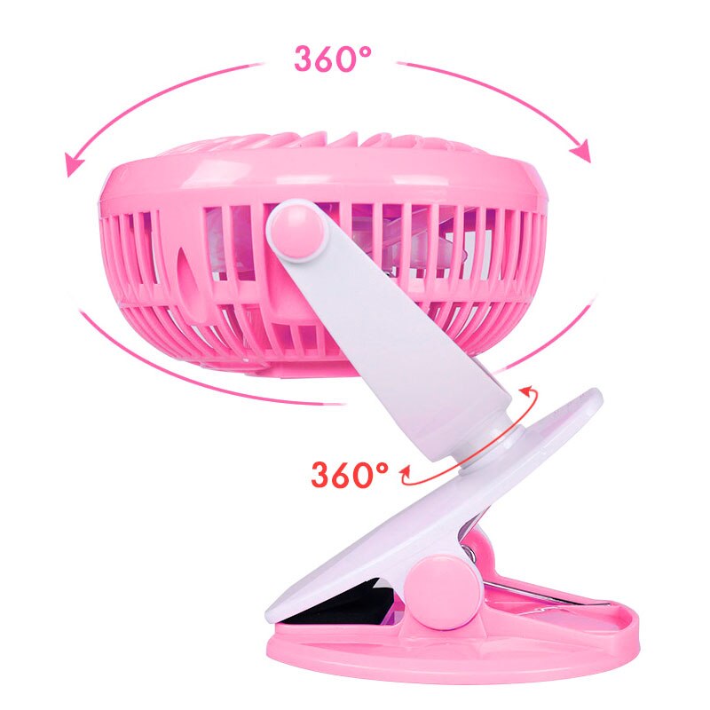 Summer Portable usb Mini Fan Small Flexible Handy Usb Charging Fan Noiseless Rotate 360 Degree Desktop Clip Electric Sleep Fans