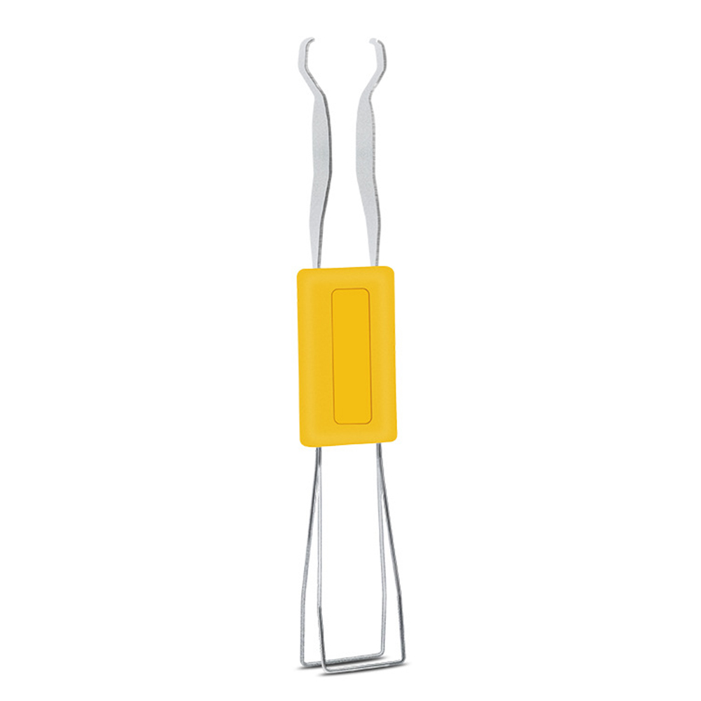 Extracteur de capuchons de touches de clavier mécanique 2 en 1, outil de nettoyage de remplacement: Type B Yellow