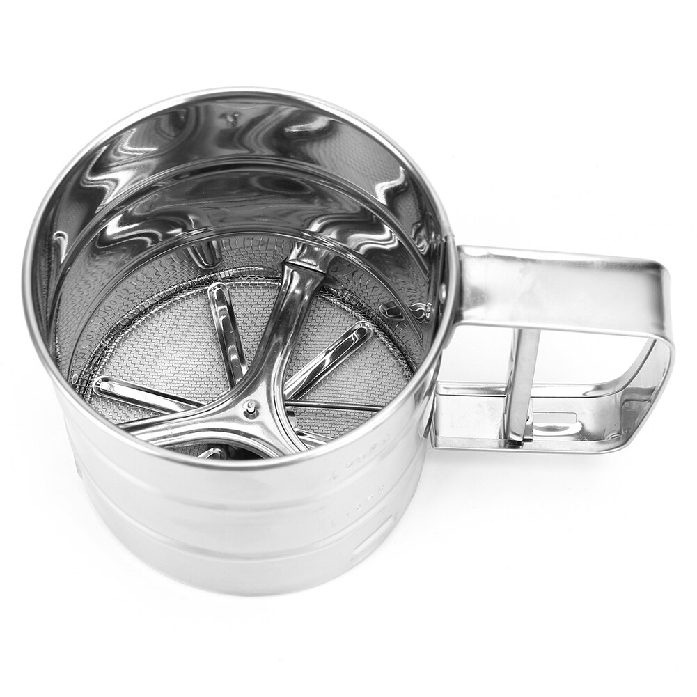 Máquina de tamizado de azúcar de harina, coctelera tamizadora de malla, utensilios de cocina para el hogar