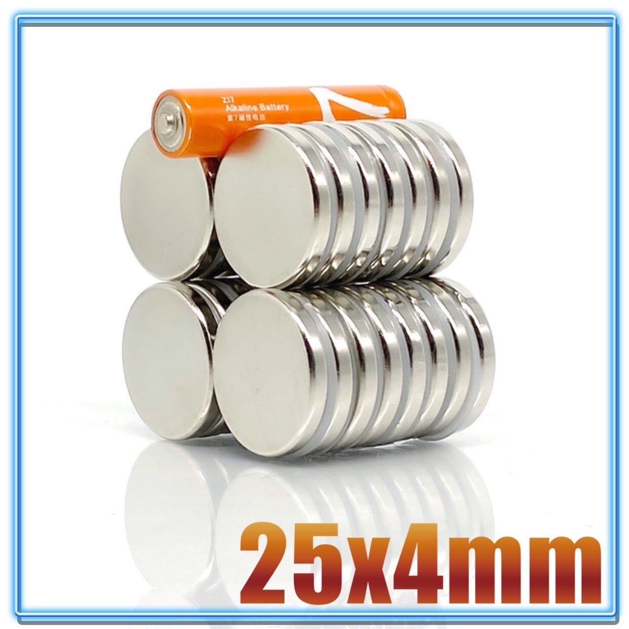 2~50Pcs 25x4 Powerful Magnets 25mmx4mm Permanent Round Magnet 25x4mm Fridge Neodymium Magnetic Super Strong magnet 25*4 mm