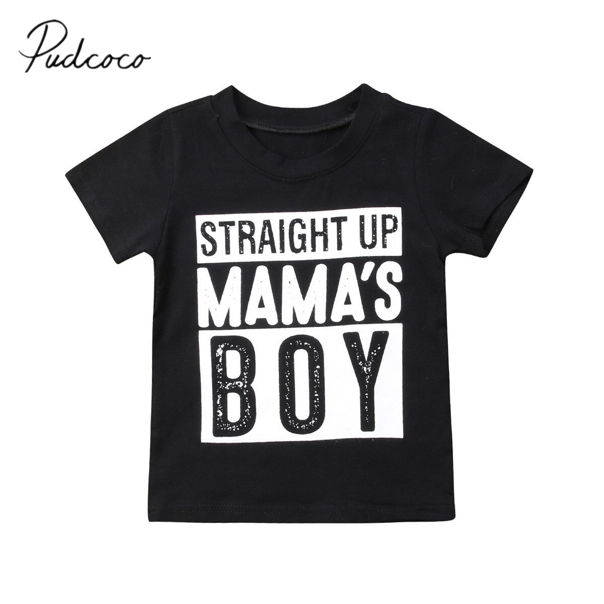 Brand MAMAS BOY Toddler Infant Child Kids Baby Boy Short Sleeve T-shirt Tops Casual Summer Cotton Clothes 1-6T