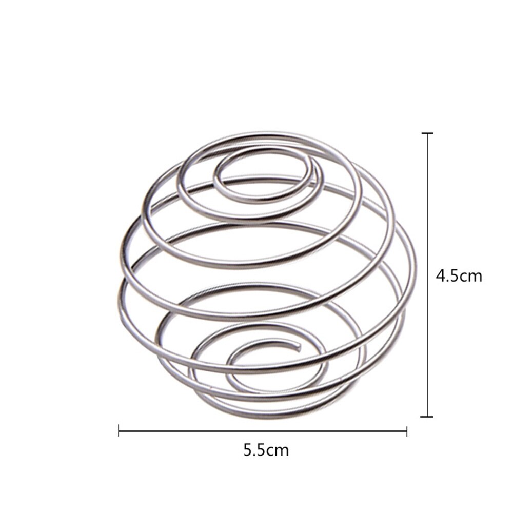 Boule à mélanger Shaker de protéines, fouet à ressort en acier inoxydable, accessoires de cuisine, 1/4 pièces