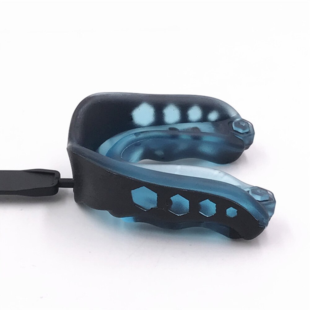 Jugendliche Erwachsene Sport Mundschutz Schutz Getriebe FußBall Eishockey Mit Gurt Lippe Schutz Lacrosse Rugby Boxen Kämpfen