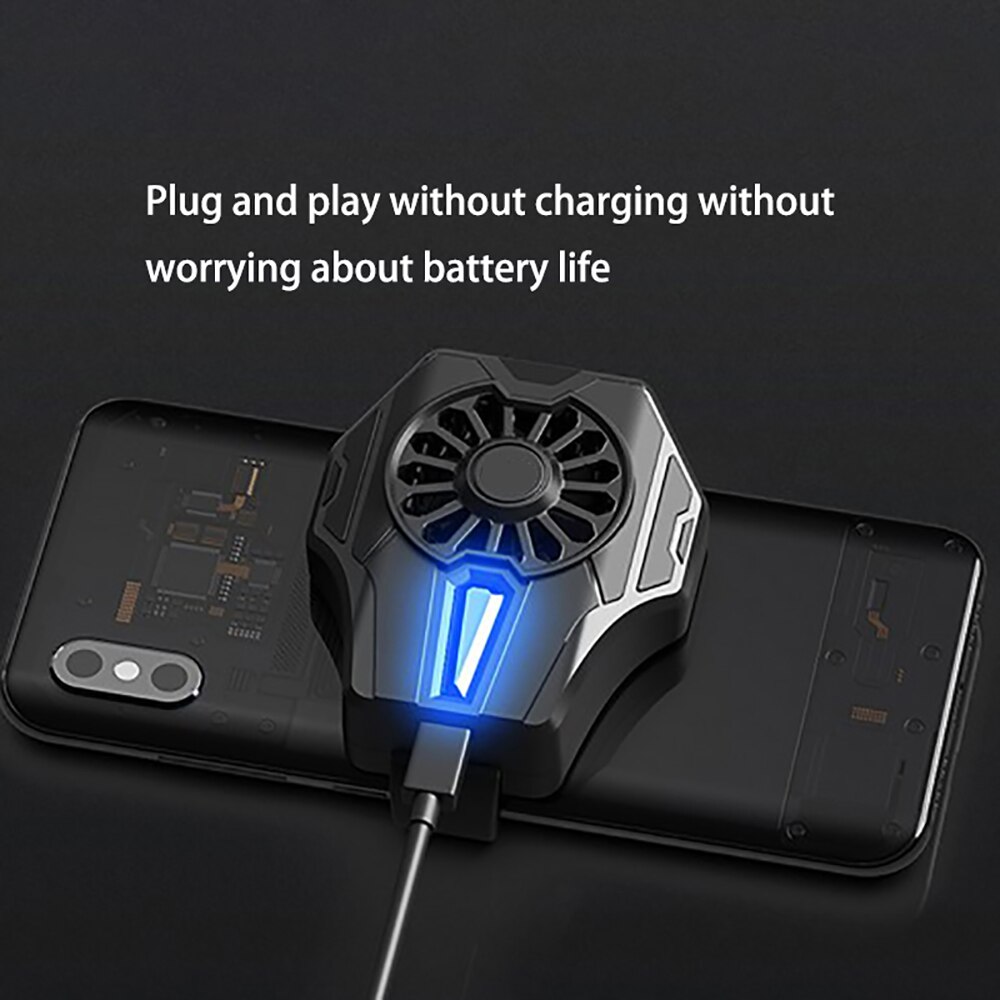 Mobile Phone NS Cooling Radiator Universal Game Pad Holder Stand Radiator Mute Fan Phone USB Rechargeable Cooler Semiconductor