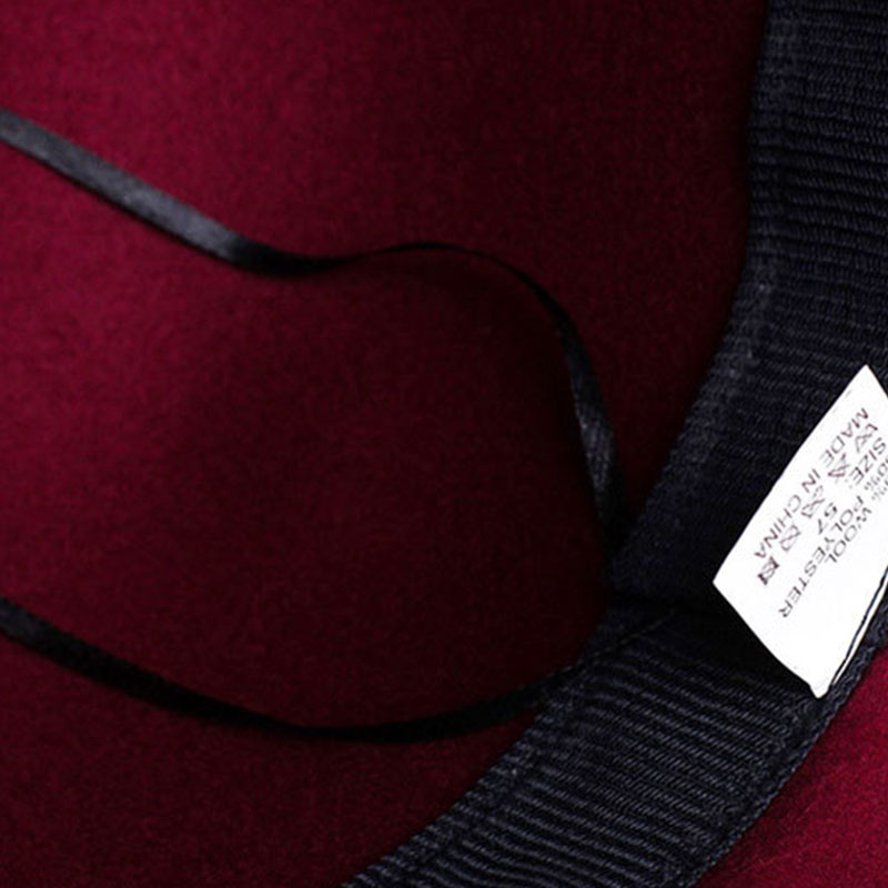 I cappelli da donna coreani di millkeychain si scaldano in autunno e in inverno cappello da ciotola in lana a cupola per tutte le partite Bowknot alla moda ed elegante