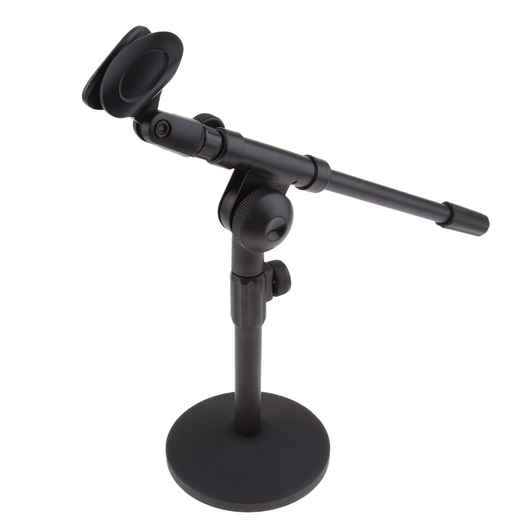 Short Microphone Stand With Mic Clip For Facebook Online ,Video Recording