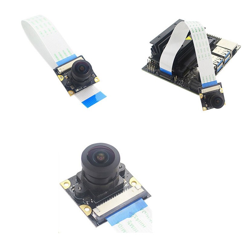 8MP Modulo Della Macchina Fotografica IMX219 per Jetson Nano 160 Gradi FOV 3280x2464 Fotocamera con 15 cm Cavo Flessibile Piatto
