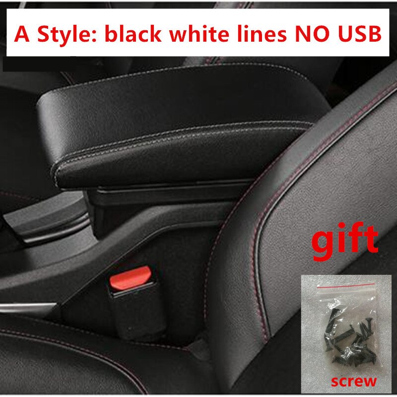 For VW Golf 7 armrest box USB Charging interface heighten central Store content box accessories parts