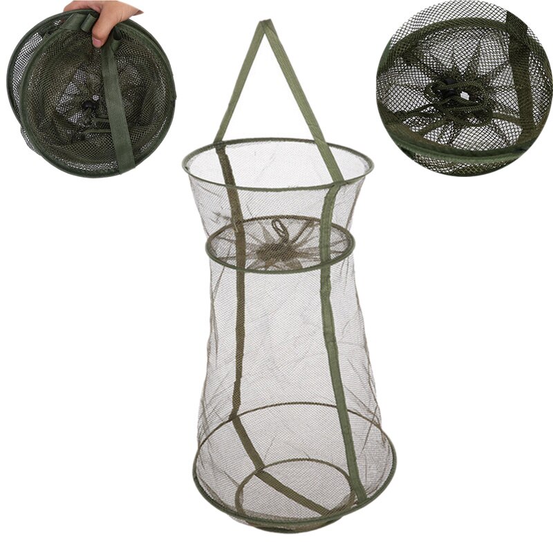 Outdoor Folding Round Fishing Nets 3 Layers Of Fish And Shrimp Nets Fishing Catching Shrimp Nets Outdoor Fishing Catching Access: Default Title