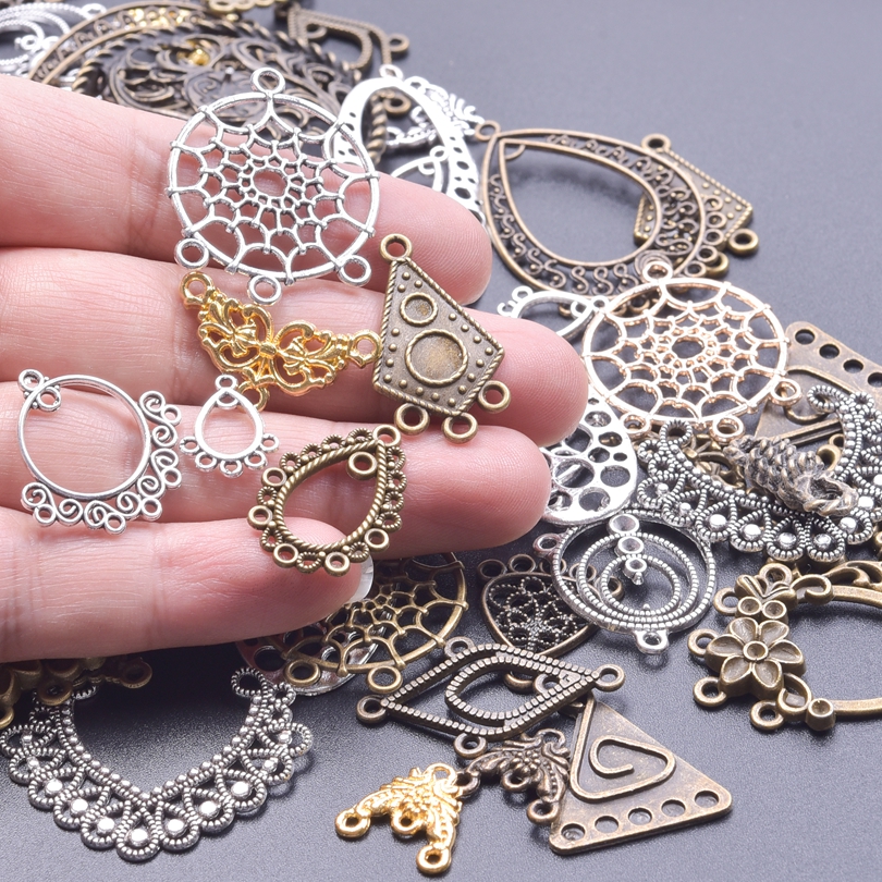30 Uds. De dijes de animales de nota musical de avión de Metal de colores mezclados para fabricación de joyas, suministros DIY, pendientes, pulseras, accesorios, colgantes
