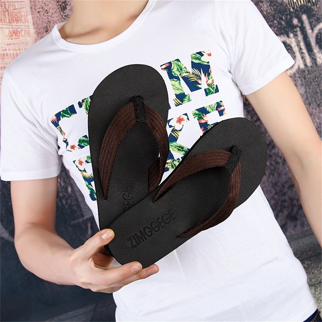 Herre hus flip flops tøfler sommer innendørs sko eva casual utendørs sandaler menn fottøy fritid hjemme sko  a50