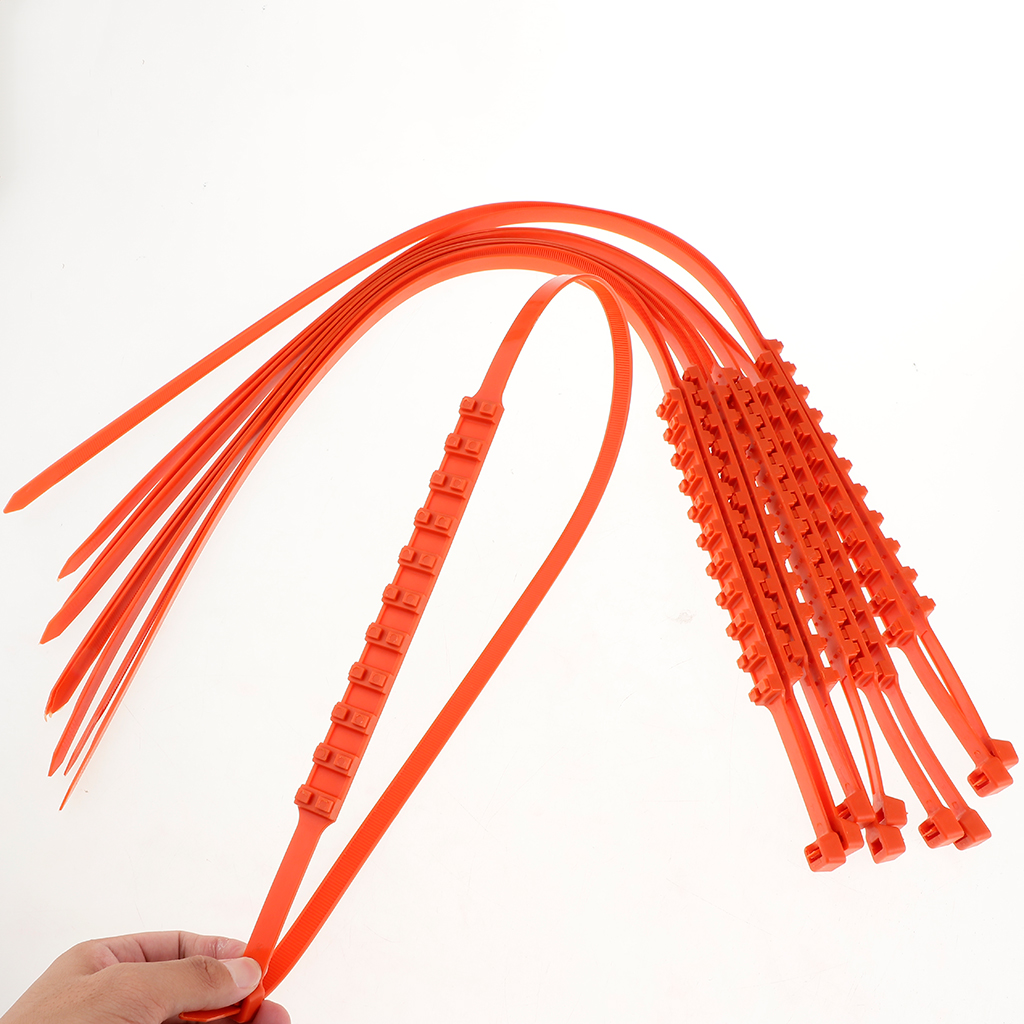 30 Pcs Car Tire Wheel Snow Chains, Emergencies Security Chains for Light Truck and SUV Tire Traction Chain Car Accessories