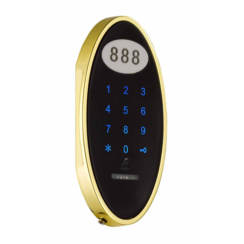 Keyless Touch Keypad Password RFID Card Key Metal Digital Electronic Sauna Cabinet Lock: golden