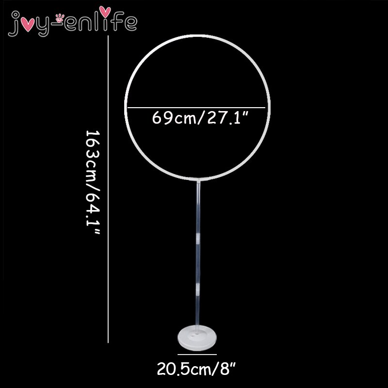 27inch Wide Circle Balloon Stand Holder Kit Balloons Frame Baby Shower Birthday Party Wedding Background Decorative Props