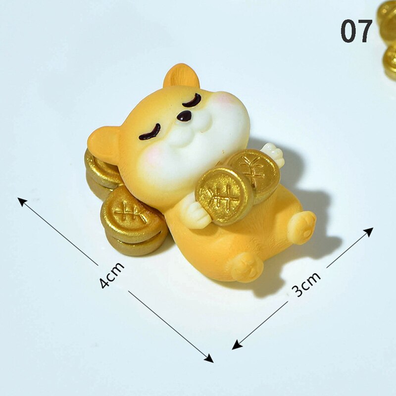 Harz Hund Ornament Familie Micro Landschaft Dekoration Miniaturen Figuren Home Decor Welpen Zubehör