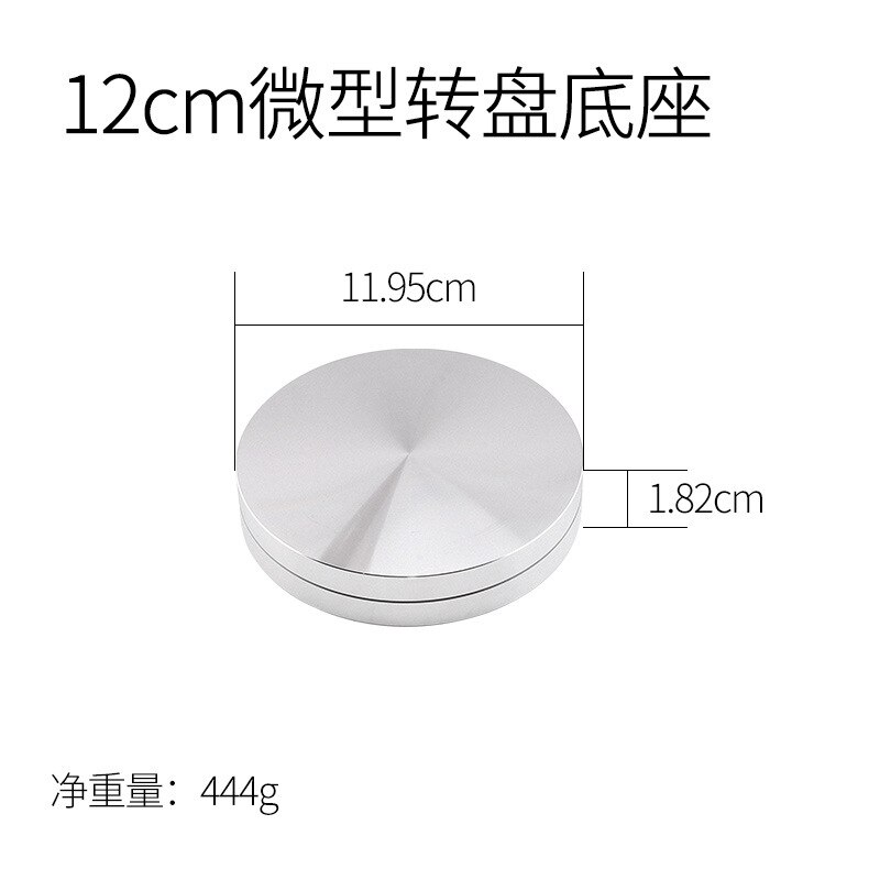 Średnica: 30/35/38/50/60mm mini łożysko obrotnicy ze stopu aluminium podstawa wyświetlacz rzemiosło patera obrotowa: 120mm